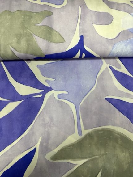 Crêpe, 100% Viscose, beige, paars, blauw, groen