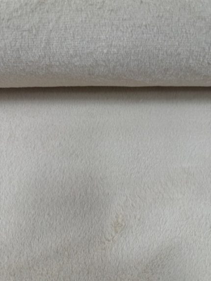 Teddy-stof, beige/zandkleurig (o.a. voor baby-jasje)