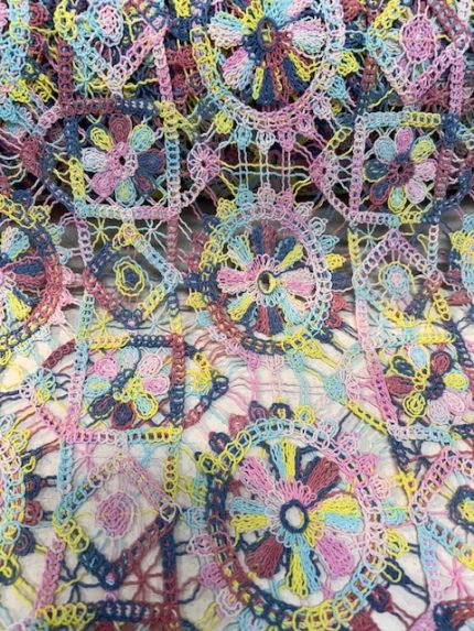 Katoenen kant, flower power