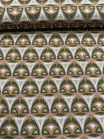 Digital bedruckte Leinwand, abstrakte Motive, beige-grün-braun-lila