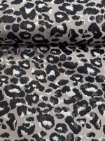 Jacquard-Animal-Print mit Lurex, grün-schwarz-beige