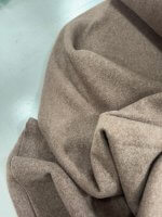 Katoenen Fleece, lichtbruin/leverkleur - Afbeelding 3