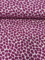 Flannel, 2/48089,  fuchsia kleur op witte ondergrond