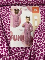 Flannel, 2/48089,  fuchsia kleur op witte ondergrond - Afbeelding 2