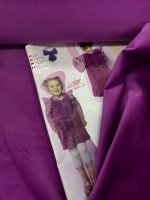 Katoenen Velvet met stretch, 2/48091, Cyclaam-kleur - Afbeelding 2