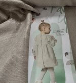 Corduroy, stretch,  met goud-glans, 2/48094, zandkleurig - Afbeelding 3