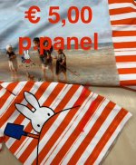 Panel: Het bekende konijntje, oranje