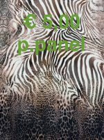 Panel: bruin-beige 100 cm hoog x 150 cm breed