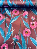 Stretch Satijn, blauw-cyclaam-bordeaux - Afbeelding 3