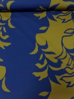 Knip Mode, Travelstof van soepel vallende scuba, donkerblauw - mosgroen - Afbeelding 3