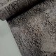 Heavy jersey, slangenprint bruin-grijs met glanslaagje en bruine binnenkant